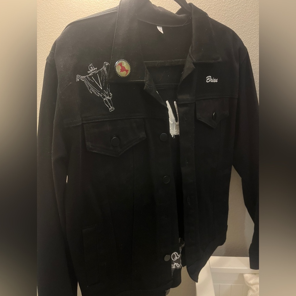 Stylish Black Embroidered Jacket